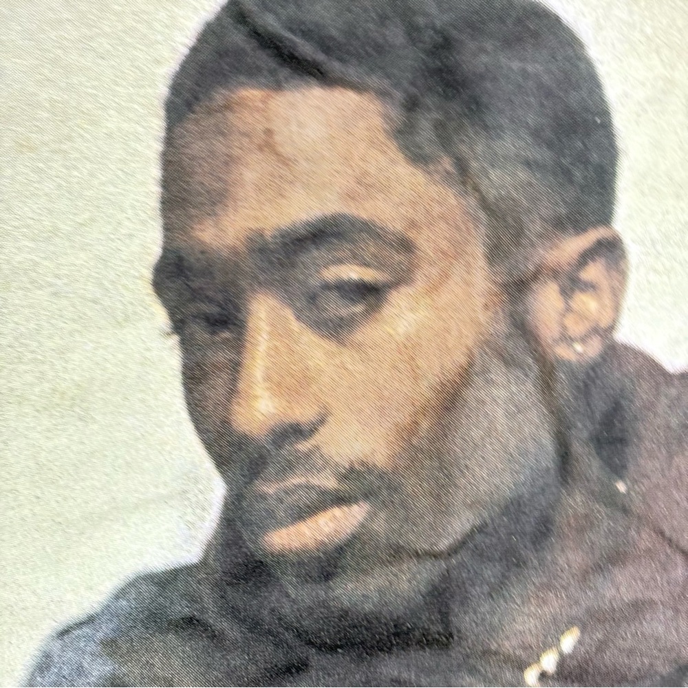 Mens vintage Y2K Tupac 2Pac Tribite portrait graphic tee #vintage#Y2K Carpe diem - Picture 2 of 5